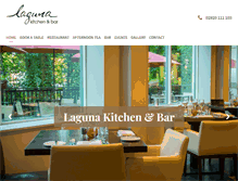 Tablet Screenshot of lagunakitchenandbar.com